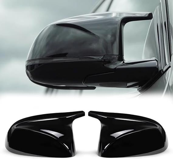 Gloss Black M Style Side Mirror Cover Cap for BMW X3 X4 X5 X6 X7 G01 G03 G05 G06
