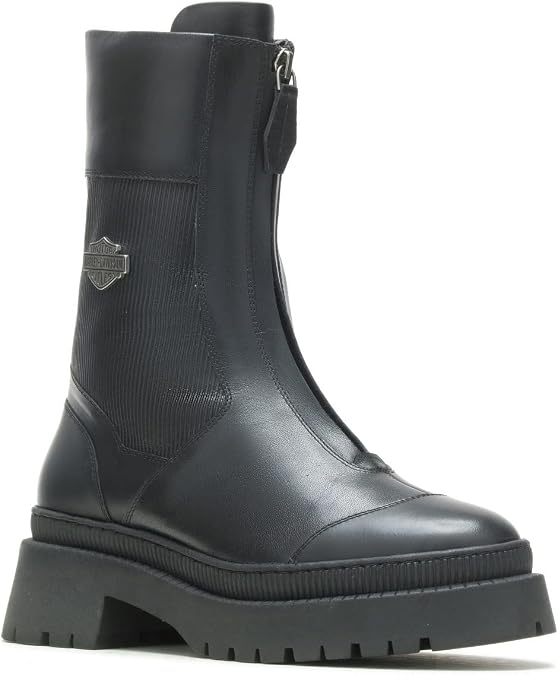 Harley-Davidson Women's Kavan 9-Inch Zip-Up Fashion Boots D65003