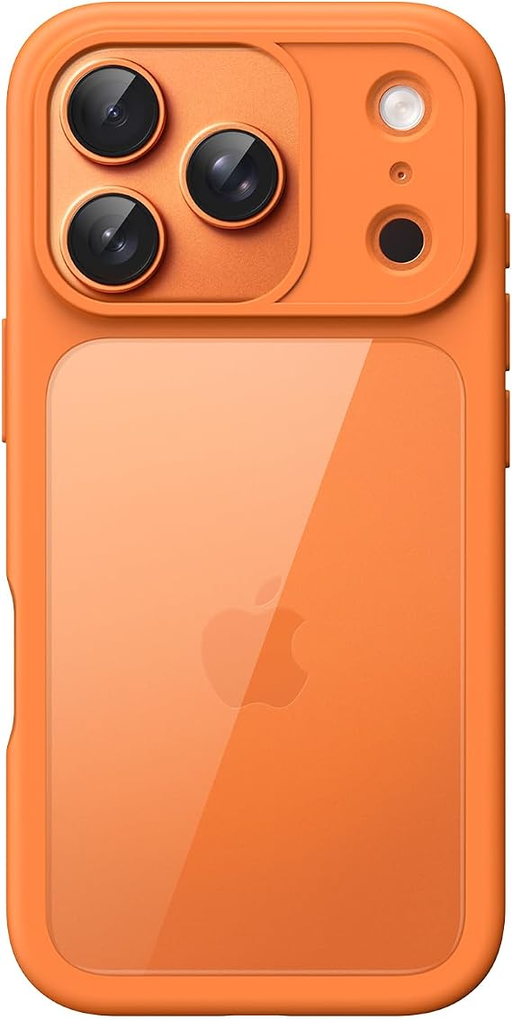 JETech Case for iPhone 17 Pro, Orange