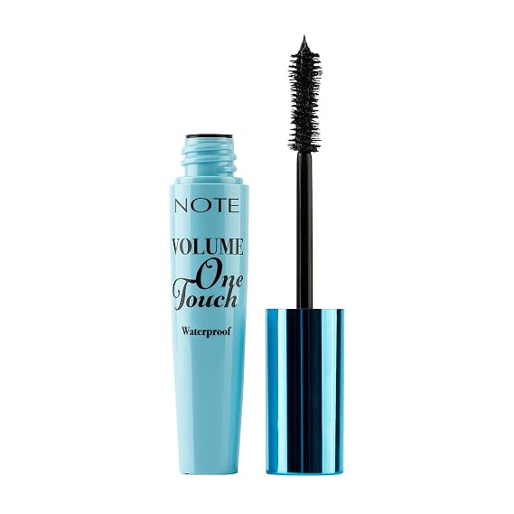 Note Cosmetique Volume One Touch Waterproof Mascara Black Mascara for Volume and Length - Tear Proof Formula - 01 Black - 0.34 oz