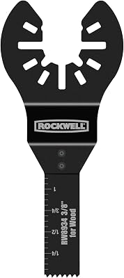 Rockwell RW8934 38-Inch Sonicrafter Oscillating Multitool Standard Wood End Cut Saw Blade with Universal Fit System