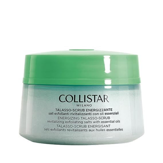 Collistar Thalasso Energizing scrub, body scrub with exfoliating sea salts and precious oils for an intense effect of energy and vitality, for all skin types, 300 g