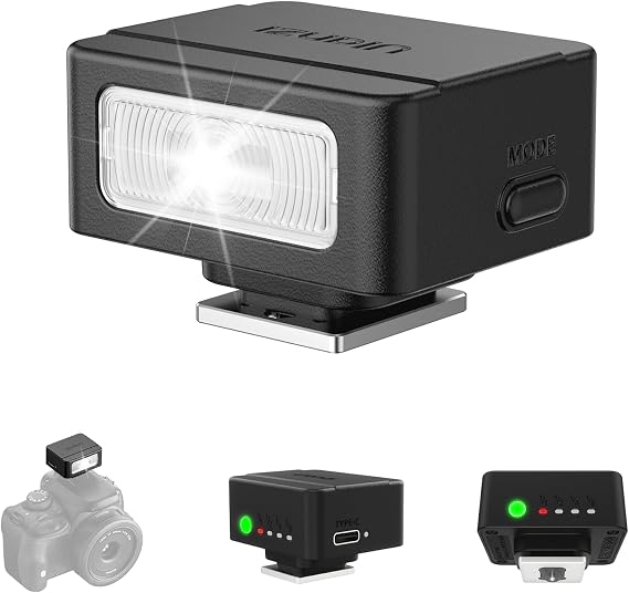 Ulanzi SL01 Mini Flash Speedlite On-Camera GN8 6500K for Sony Canon Nikon