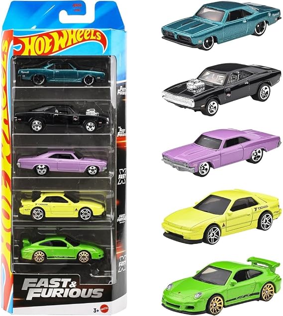 MATTEL Hot Wheels Fast & Furious 5 Pack Fast & Fast 5 Pack Parallel Import