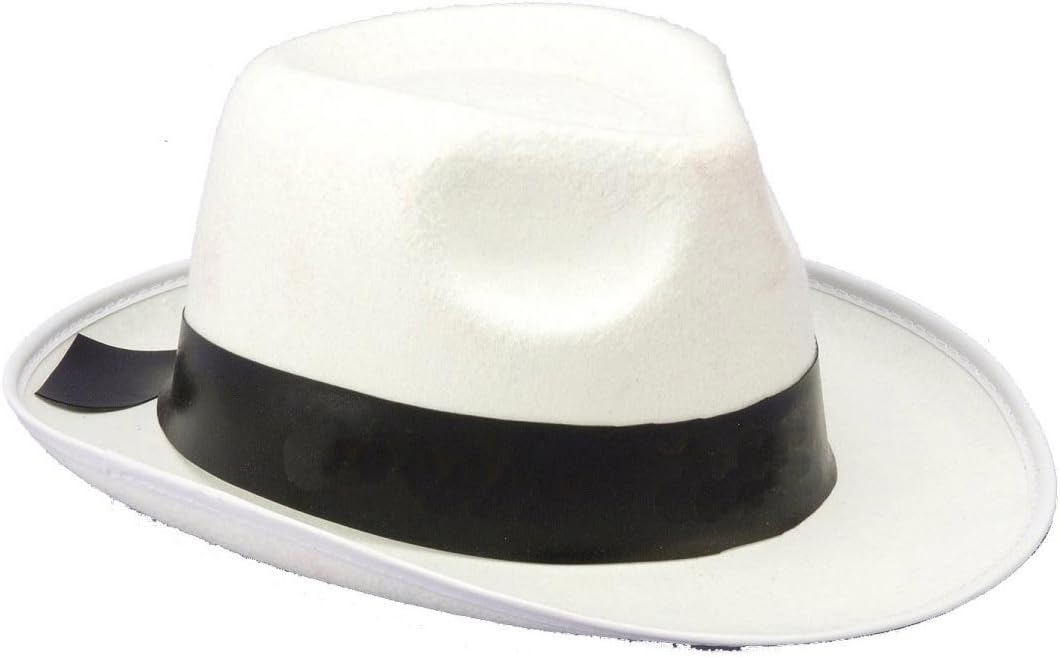 White Gangster Hat