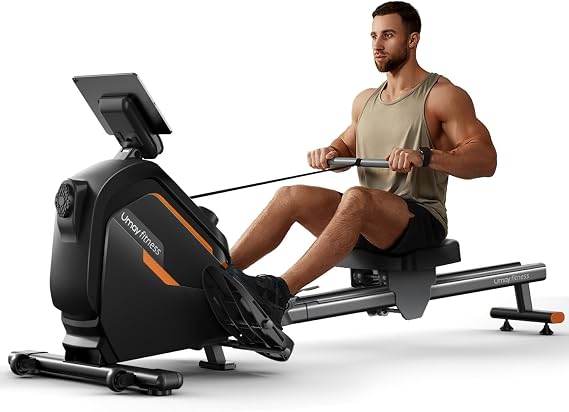 UMAY Rowing Machines for Home,Magnetic Rowing Machine with APP Support