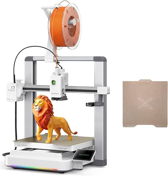 Creality SPARKX i7 3D Printer Bundle with Creality SPARKX i7 3D Printer Double-Sided Gold Texture Print Bed
