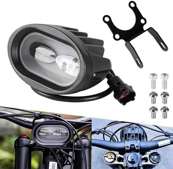LED light Headlight Surron Dirt Bike Headlamp with Mount Bracket for Surron Light Bee Sur-Ron S/X Segway X160 X260 Dirt Bike Electric Bike