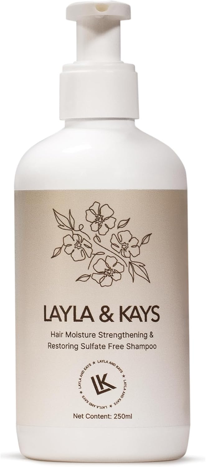 Sulphate-Free Luxury Shampoo for Curly Hair | Strength & Restore Hydrating Cleanser for Coily, Textured & Dry Hair | Deep Hydration