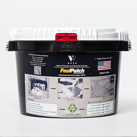 FASTPATCH DPR Rapid Concrete Repair 3-Gal Kit - Polymeric Concrete Patch