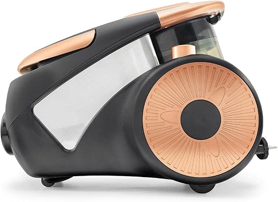 NİCE Forever C5 Cat&dog Toz Torbasız Elektrikli Süpürge, 900W, Gold-Black, HEPA Filtreli, Çoklu Zemin, 220-240V, Turbo Başlıklı, 1500L Hazne
