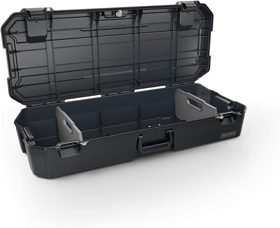 DECKED Honcho 80 L Protective Case with Dividers & TSA Lock - Black