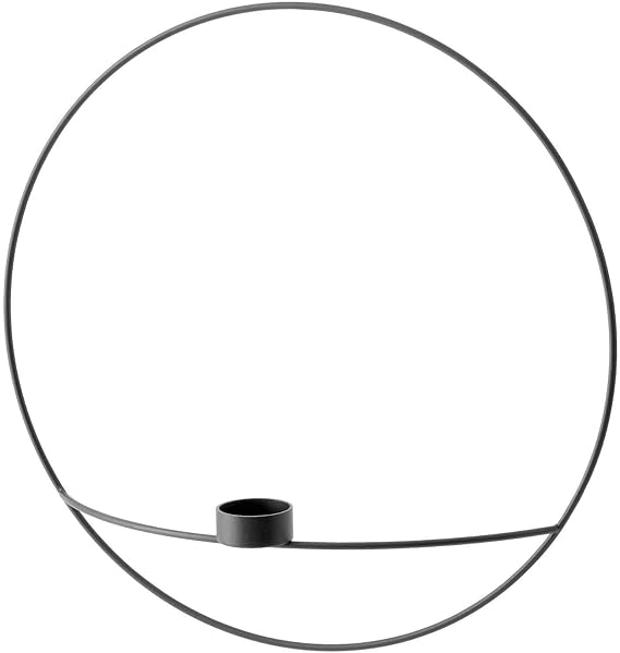 MENU POV Circle Tealight Candle Holder Large Black 4814539