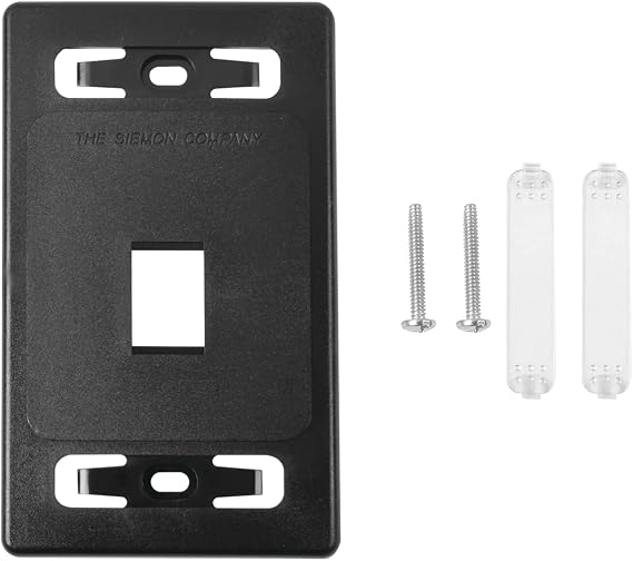 Siemon Single Gang Faceplate For One Max Module Or Z-Max Shielded Outlets