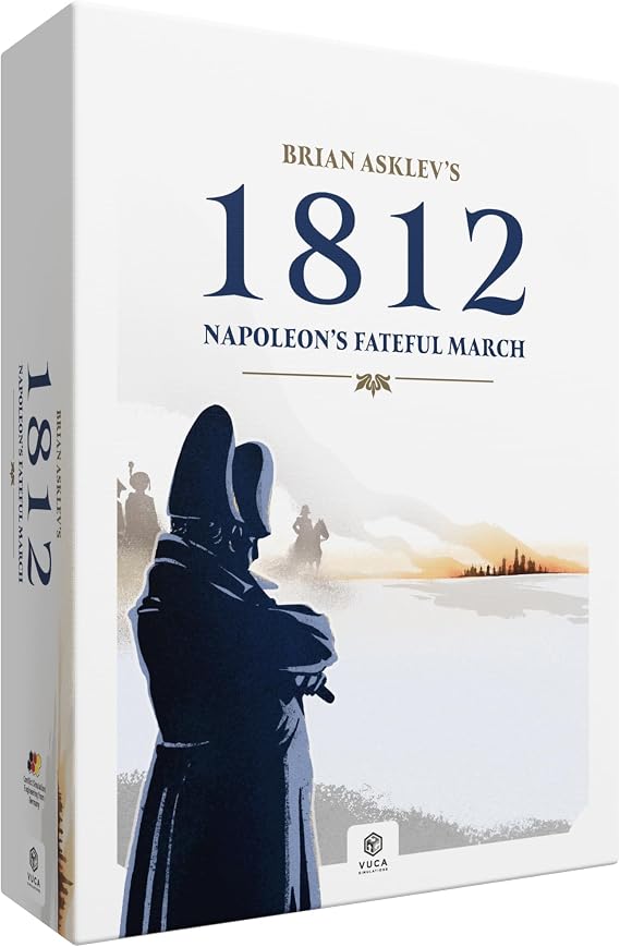 | 1812 Napoleons Fateful March, Board Game, CardDriven Operational Wargame for 2 Players