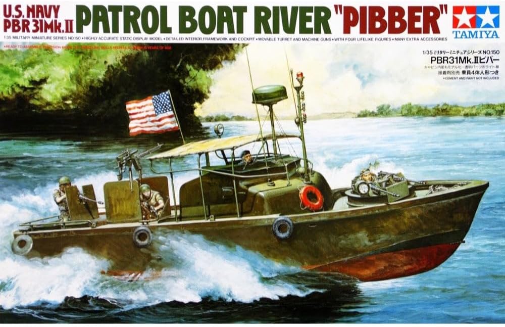 Tamiya U.S. lacivert PBR 31 MK II Patrol Boatpibber ""