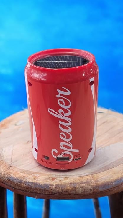 Heartz GÜneŞ Enerjİsİ İle De Dolabİlen Radyolu Flash Bellek Ve Hafiza Kart Desteklİ SÜper GÜÇlÜ El Fenerlİ Bluetooth Speaker Şarj Edİlebİlİr HoparlÖr Bass Ses Çok İyİ (kirmizi)