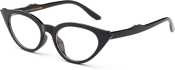 Designer Inspired Cateyes Vintage Clear Lens Glasses Cat Eyes Glasses for Women