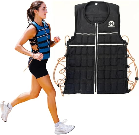 Hyperwear Hyper Vest ELITE Thin Adjustable Weighted Vest for Men and Women