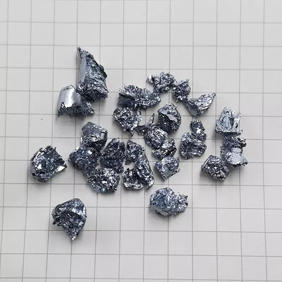 5 Grams Pure Osmium Metal Chops, 99.95% High Purity Os Small Pieces