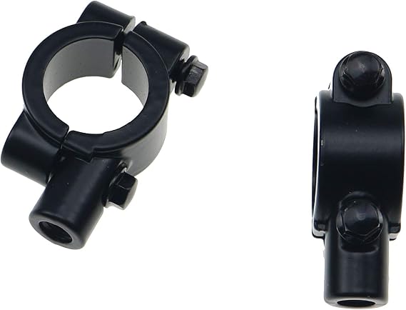 1" 25mm Handlebar 8mm M8 Mirror Clamp On Mount Adapter Cruiser Chopper Custom VN