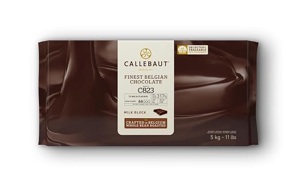 Callebaut Recipe No. C823 Finest Belgian Milk Chocolate 5kg Block