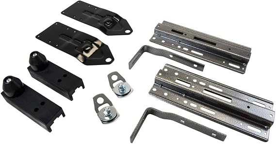 HappiJac Frame Mount Tie Down System - 2009-2015 Dodge Make Your Truck Camper Adventure-Ready Prevents Camper Movement in All Directions Includes Front Support Braces, Rear Anchors 236326