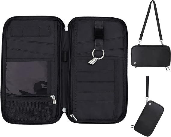 WALNEW Passport Holder for Travel Family, RFID Blocking Passport Wallet