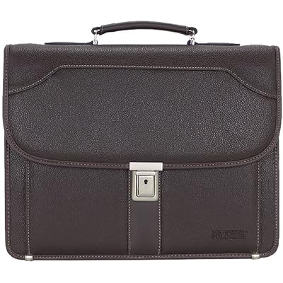 Basic Mens Handbag 15.6 inch Laptop and Organizer Split Shoulder Strap