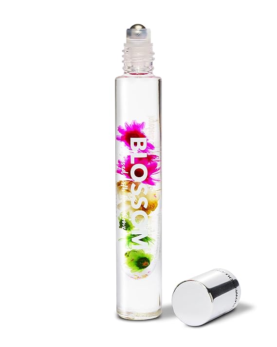 Blossom Roll on Perfume, Made, 0.20oz (Lemon, Bergamot, Violet, White Musk)