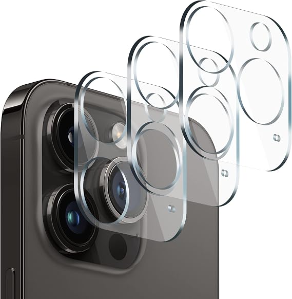 Camera Lens Protector (3 Pack) Compatible with iPhone 12 Pro Max Camera Lens Cover Protection, HD Clear Anti-Scratch
