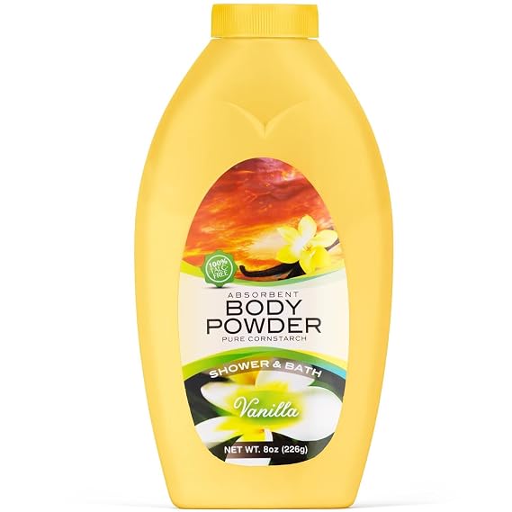 R-NEU Body Powder, Talc-Free Dusting Powder, Fresh Vanilla (8 oz)