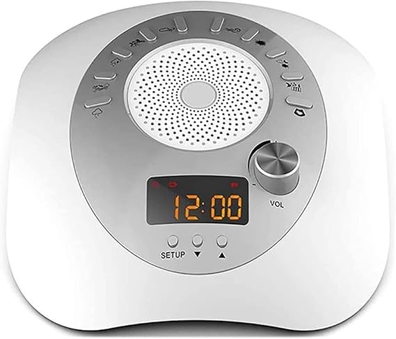 Noise Sound Machine for Sleeping, Non-Looping High Fidelity Soothing Sounds with Levels of Volume, Timer Settings and Memory Function