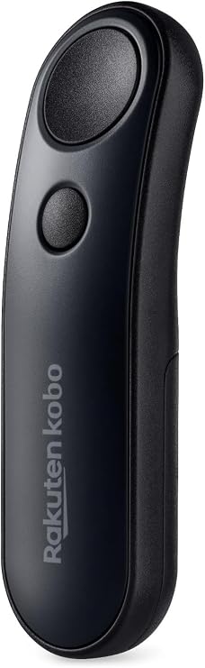 Kobo Remote, Page Turner for Kobo eReaders, Black | Hands-Free Reading, Ergonomic, Bluetooth Connection, Simple Click Page Turns
