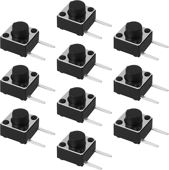 Create idea 10pcs 2pin Shoulder Trigger Micro Button L R Key Button Micro Switch Left Right Shoulder Trigger Compatible with Nintendo GBA SP/GBA/NDS/GBM