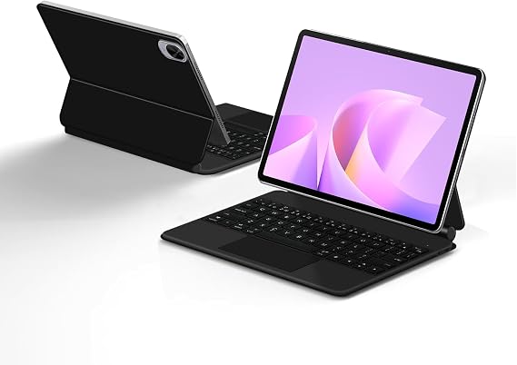 Keyboard Case Compatible with Huawei Matepad 11.5S 11.5" (2025) English QWERTY Keyboard Layout, Keyboard Case with Trackpad Floating Cantilever Stand for Matepad 11.5S 2025 Tablet (QWERTY)