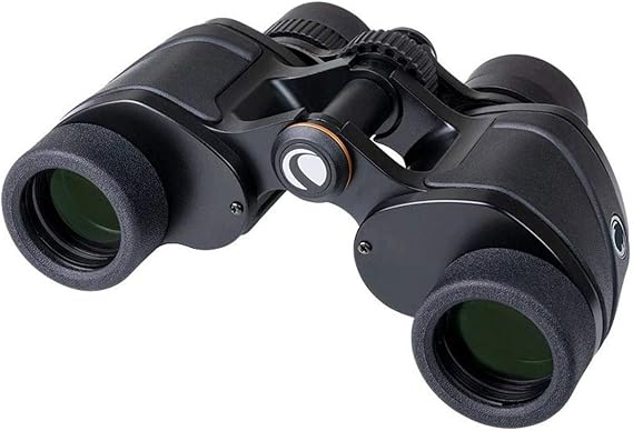 Celestron Ultima 8x32 Binoculars Waterproof & Fogproof Porro Prism Binoculars for Adults Fully Multi-Coated Optics and BaK4 Prisms Protective Rubber Armoring