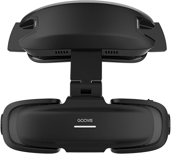 GOOVIS Art XR Head Mounted Display 110'' FHD Micro-OLED Video Display, Lightweight & Compact, Open-View for Multitasking, Works with PC/iPhone16/Android/Gaming Consoles/Handhelds (Black)