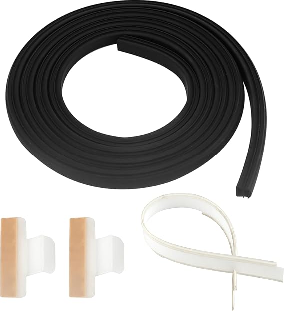 154827601 for Frigidaire Dishwasher Door Seal Gallery Parts Kenmore Electrolux Dishwasher, Seal Replacement Including 809006501 Bottom Door Gasket&154701001 Splash Shield Kit by APPLIANCEMATES