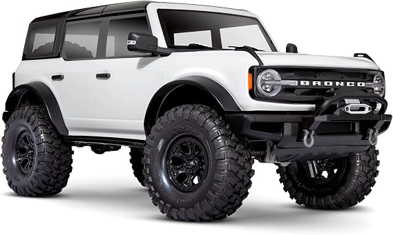 Traxxas TRX-4 Scale and Trail Crawler with 2021 Ford Bronco Body: White