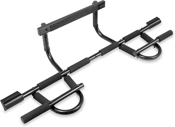 ProsourceFit Foldable Pull Up Bar/Doorway Trainer for Multi Use Fitness & Home Gym Exercise