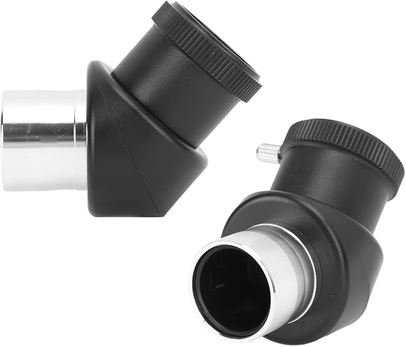 45 Degree Wide Viewing, Dielectric Mirror Coating, Clear Image Diagonal Adapter Prism, Cover, Optical Glass for Astronomical Telescope