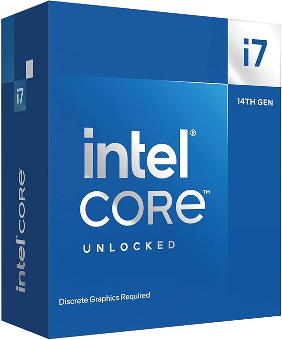 Intel CoreTM i7-14700KF New Gaming Desktop Processor 20 cores (8 P-cores + 12 E-cores) - Unlocked