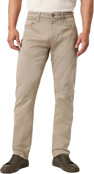 Mavi Men's Zach Mid Rise Straight Leg Pants, Sand Casual Twill, 36x30