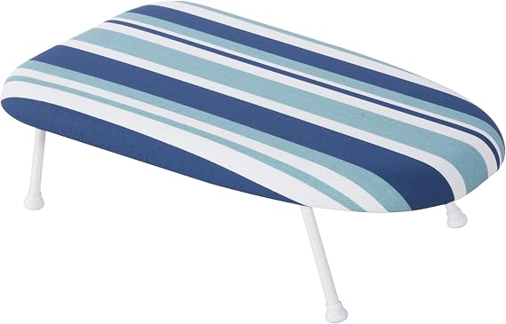 24x14in Tabletop Mini Ironing Board with Foldable Legs, Portable Iron Board with Extra Wide Countertop, Small Ironing Board for Sewing, Crafting, Dorm, Small Spaces, RV, Travel - DKB