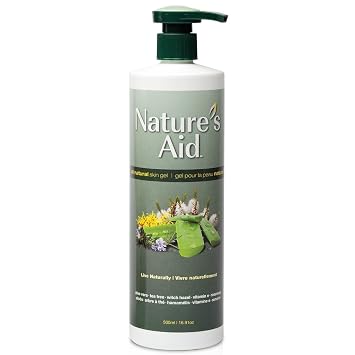 Natural Skin Gel with 3x Aloe Vera for Dry, Flaky & Itchy | Facial Acne, Brown Spots, Toner & Cleanser | Sunburn | Rashes | Bug Bites & Stings | Shaving, Waxing & Laser