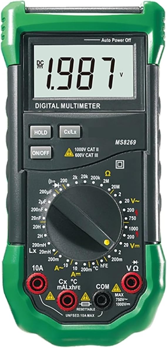 MS8269 3 1/2 Digital Multimeter LCR Meter AC/DC Voltage Current Resistance Capacitance Temperature Inductance Tester