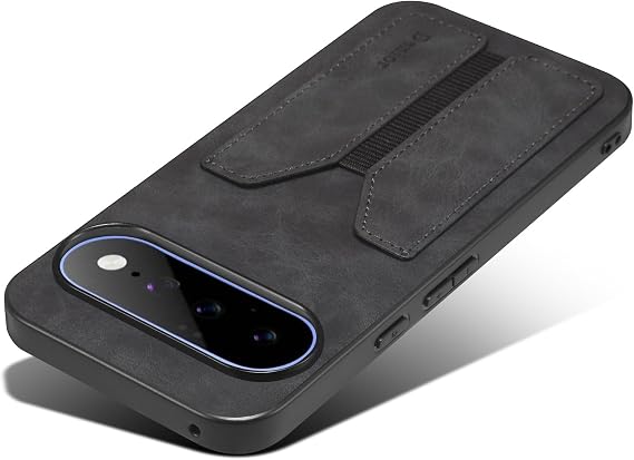 Kowauri スリムウォレットケース Google Pixel 11用 カードスロット付き、ブラック