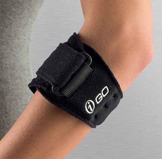iGO Tennis Elbow Brace ,Medium, Black