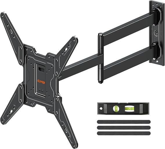 ELIVED 31.3in Long Arm TV Mount for 32-65" TVs, Max VESA 400x400, 99 lbs.